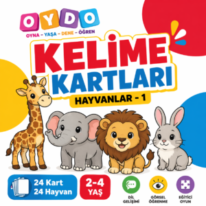 Oydo Kelime Kartları Hayvanlar 1