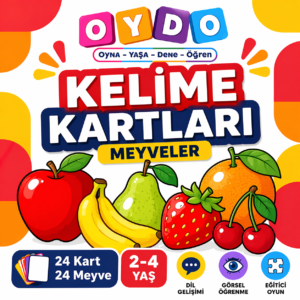 Oydo Kelime Kartları Meyveler