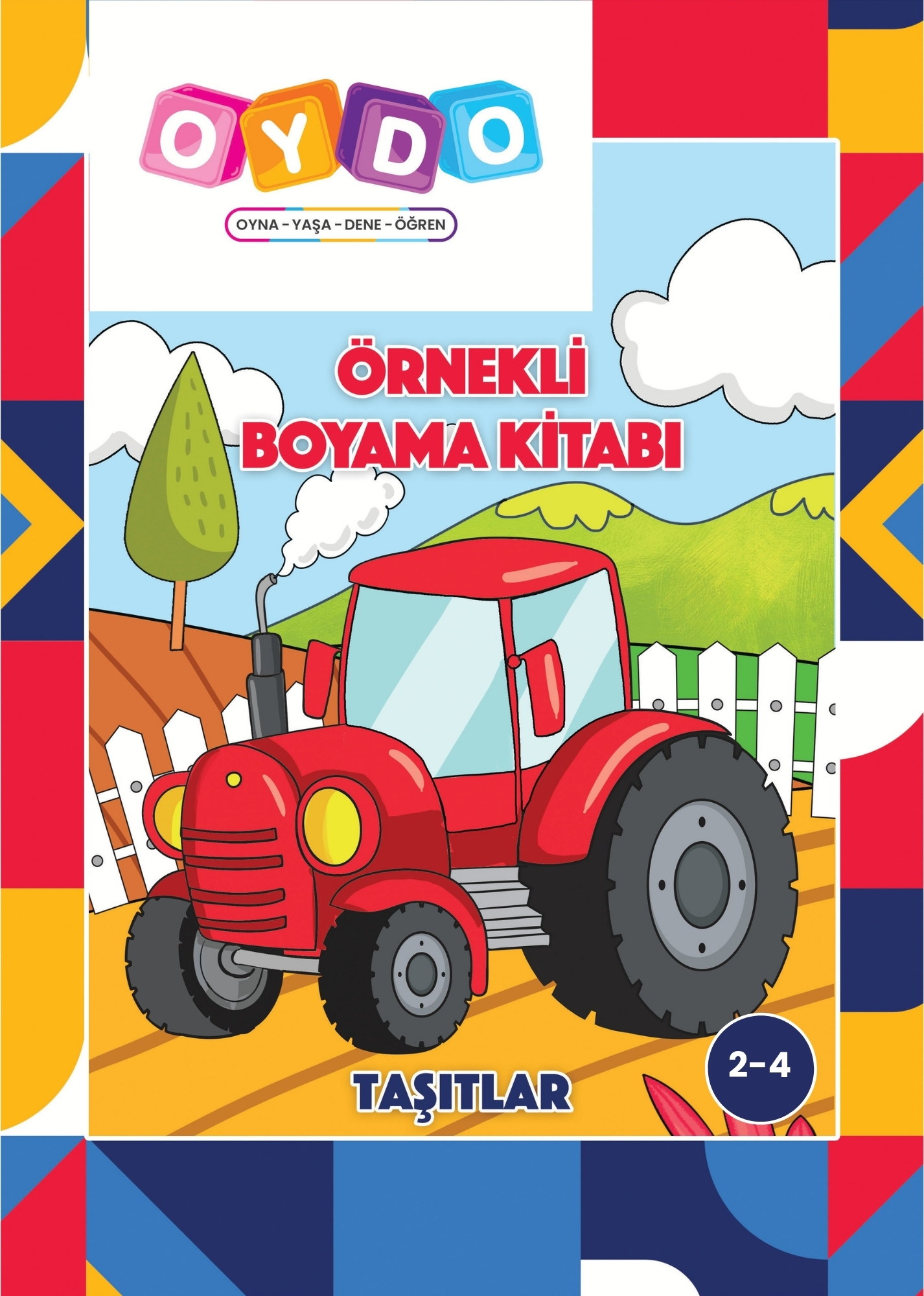 Oydo Örnekli Boyama Kitabı Taşıtlar